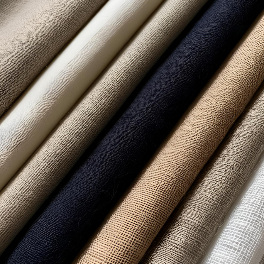 Texture lainage haut de gamme utilisé pour un tailleur féminin