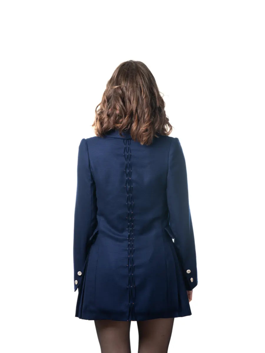 Robe Sculpte Maison Rollet de dos - plissage religieux fait à la main à Aubenas